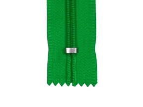 Spiral zip 5 non-separating auto lock 18 cm (151) light green