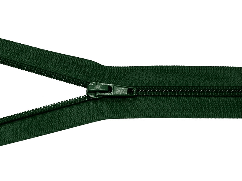 Spiralreißverschluss 5 nicht trennbarer Autoverschluss 18 cm (153) dunkelgrün
