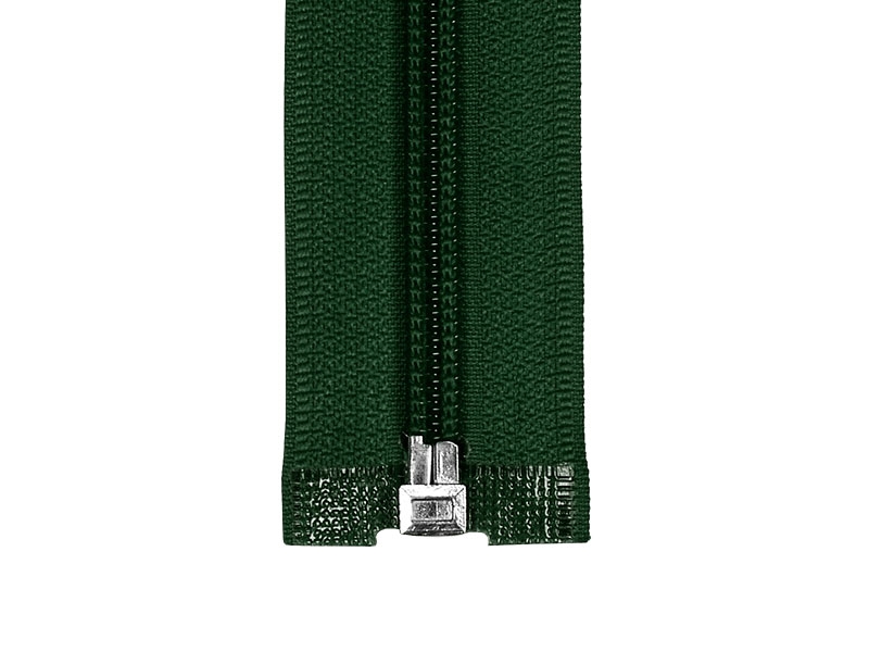 Spirála 5 dělená s automatickým zámkem 45 cm (153) tmavě zelená