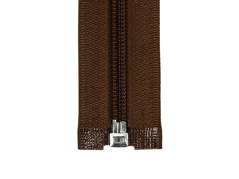 Spirála 5 dělená s automatickým zámkem 50 cm (568) hnědá