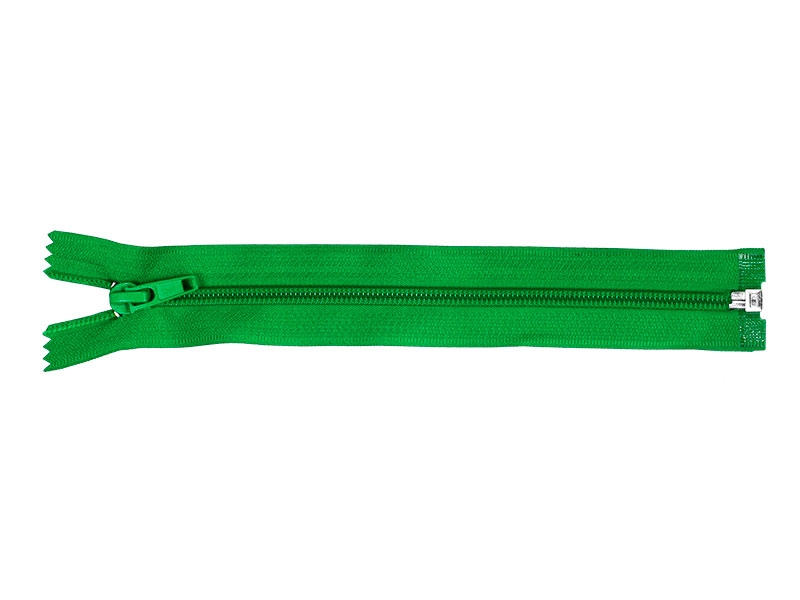 SPIRÁLOVÝ ZIP ŠÍŘE 5 AUTO LOCK DĚLITELNÝ 75 CM (151)  SVĚTLEZELENÝ