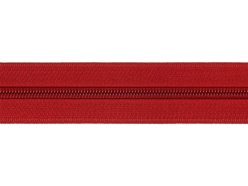NYLON READY ZIPPER 5 AUTO LOCK OPEN END 80 CM (171) RED