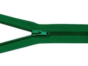 Zamek błyskawiczny spiralny 5 rozdzielczy auto lock  80 cm (084) zielony