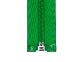 Zamek błyskawiczny spiralny 5 rozdzielczy auto lock  80 cm (151) jasnozielony