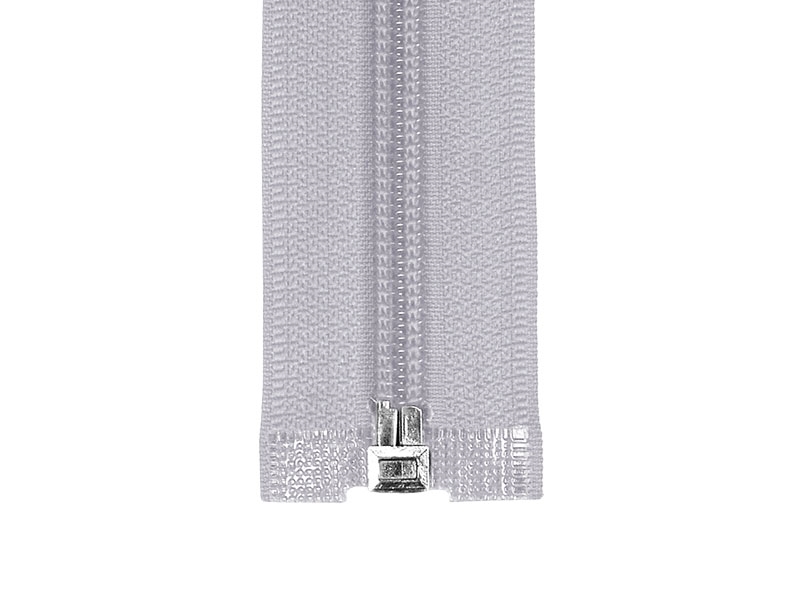 SPIRALREIßVERSCHLUSS 5 AUTO LOCK TEILBAR 85 CM (336)  HELLGRAU