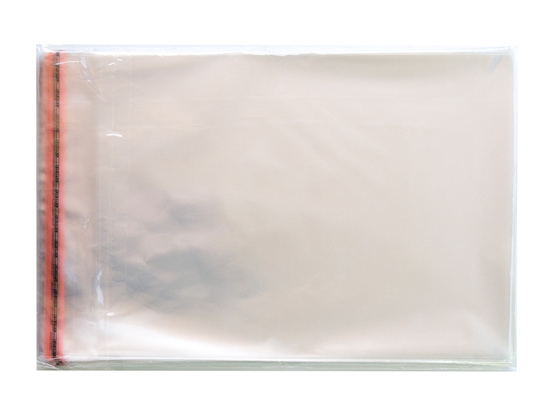 PLASTIKTÜTEN MIT KLEBESTREIFEN 35/50 CM 100 ST.