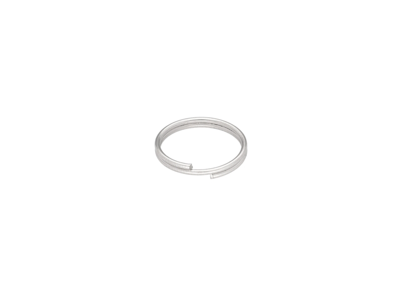 Kółko metalowe 13/1,2 mm nikiel spiralne