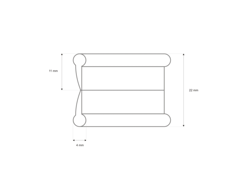 Binding tape 10 mm grey 10 kg