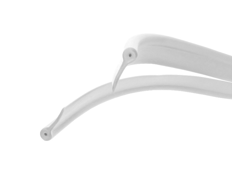 Biesen 10 mm weiß