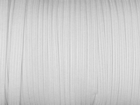 Plochá pletená pružná páska 8 mm (501), bílý polyester