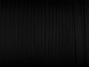 Flachgestricktes flexibles Band 8 mm (580) schwarzer Polyester