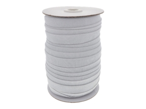 Flach gewebtes Gummiband 15 mm (501) weißes Polyester