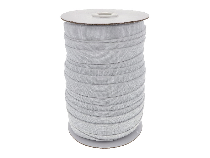 ELASTISCHER BAND FLACH GEWEBTE 15 MM (501) WEIß POLYESTER 50 LM