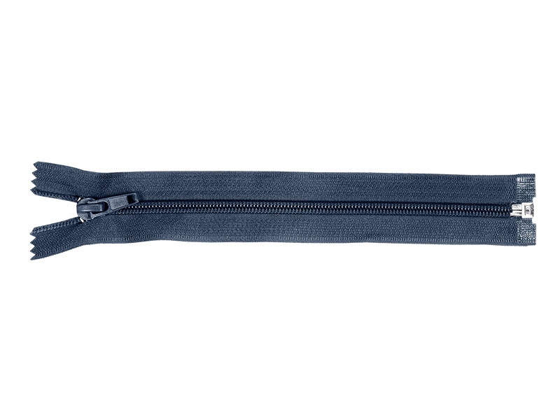 SPIRÁLOVÝ ZIP ŠÍŘE 5 AUTO LOCK DĚLITELNÝ 85 cm (398) TMAVĚ MODRÝ