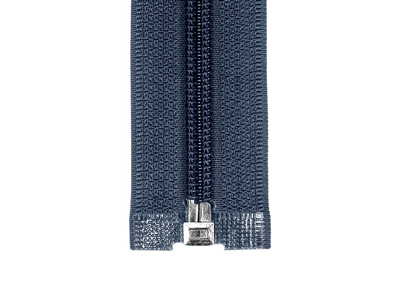 SPIRÁLOVÝ ZIP ŠÍŘE 5 AUTO LOCK DĚLITELNÝ 85 cm (398) TMAVĚ MODRÝ