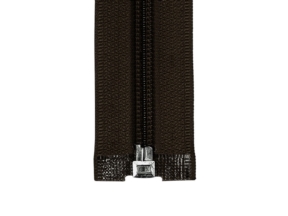 Spirálový zip 5 dělený automatický zámek 25 cm (141) tmavě hnědý