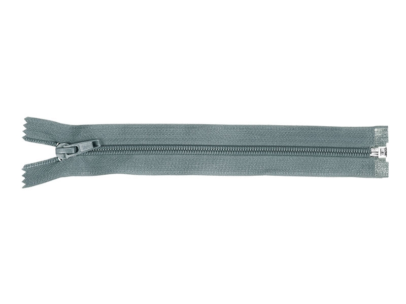 SPIRALREIßVERSCHLUSS 5 AUTO LOCK TEILBAR 85 CM (913) GRAU