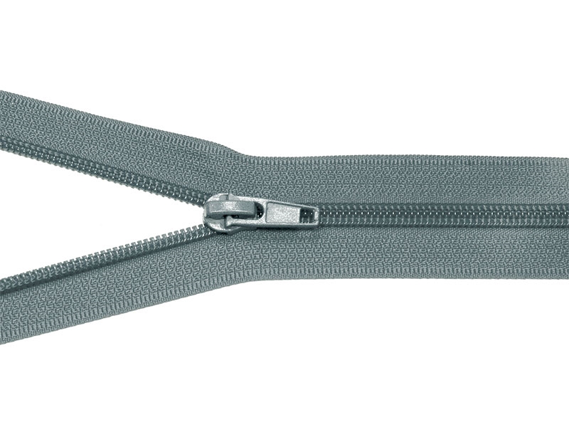 SPIRALREIßVERSCHLUSS 5 AUTO LOCK TEILBAR 85 CM (913) GRAU