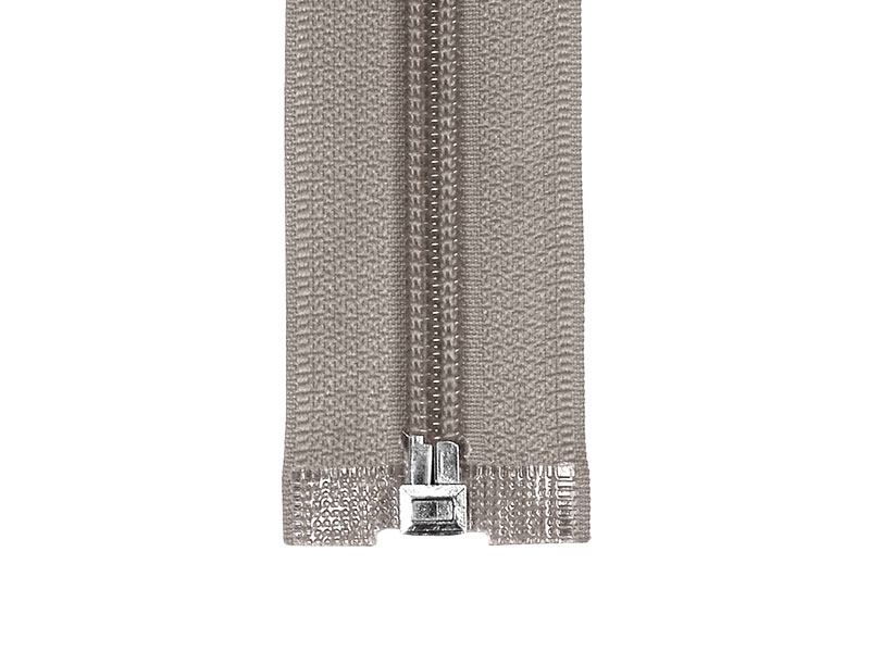 SPIRÁLOVÝ ZIP ŠÍŘE 5 AUTO LOCK DĚLITELNÝ 80 CM (032) SVETLE    ŠEDÝ