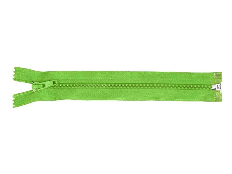 NYLON READY ZIPPER 5 AUTO LOCK OPEN END 85 CM (536) GREEN