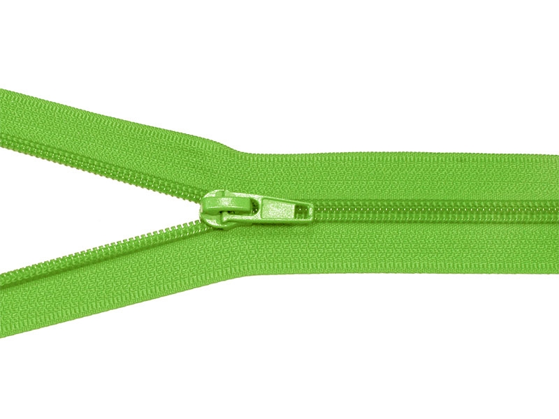 NYLON READY ZIPPER 5 AUTO LOCK OPEN END 85 CM (536) GREEN