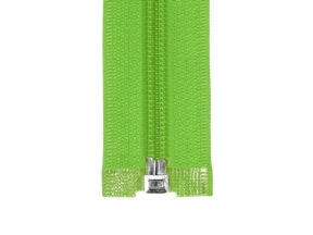 Zamek błyskawiczny spiralny 5 rozdzielczy auto lock  80 cm (536) zielony