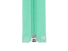 Zamek błyskawiczny spiralny 5 rozdzielczy auto lock  80 cm (533) miętowy