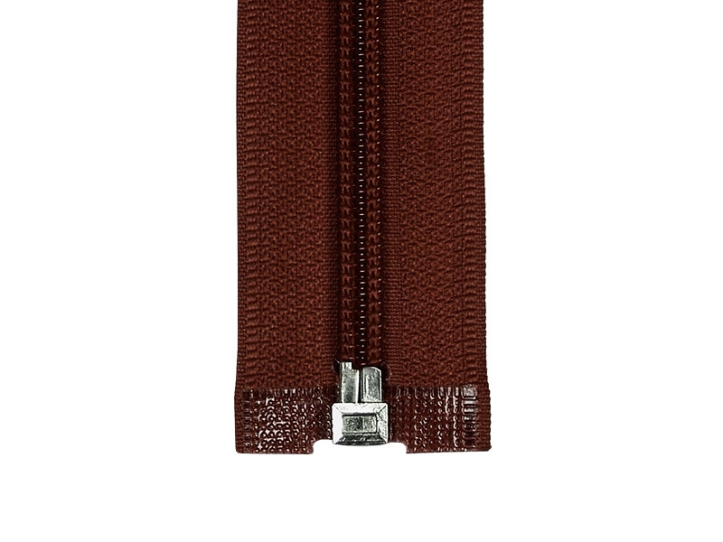 Spirála 5 dělená s automatickým zámkem 75 cm (097) hnědá