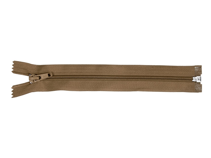 Spirálový zip 5 dělený automatický zámek 60 cm (894) tmavě béžový