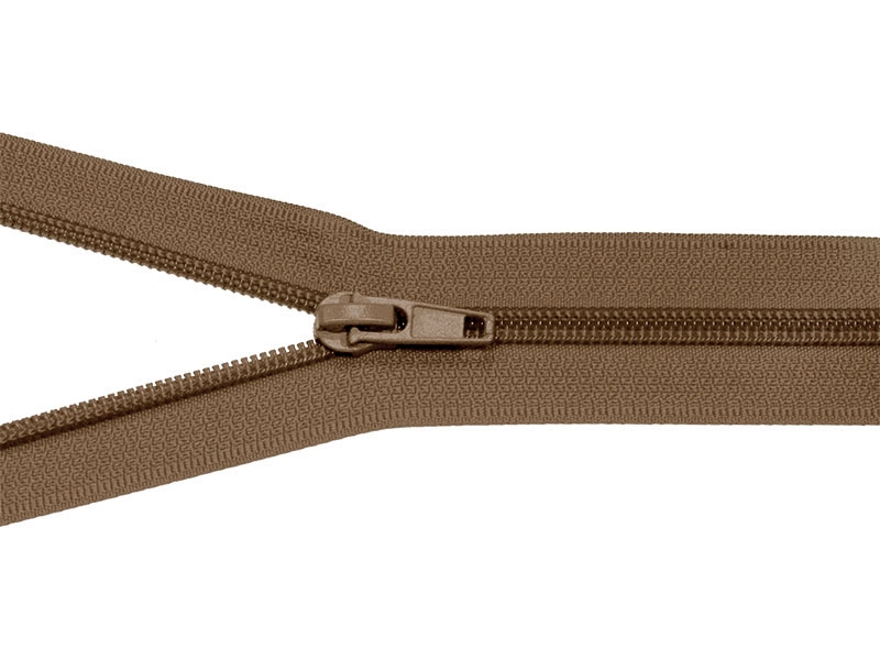 Spiralreißverschluss 5 geteilt Auto Lock 30 cm (894) dunkelbeige