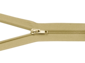 Spiral zip 5 split auto lock 70 cm (010) light beige