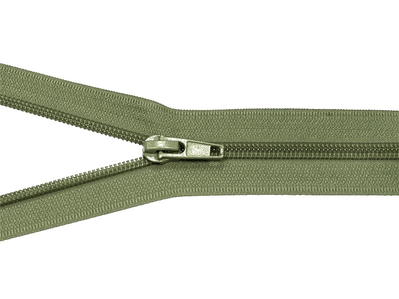 Spirála 5 dělená automatický zámek 60 cm (170) olivově zelená