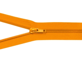Zamek błyskawiczny spiralny 5 rozdzielczy auto lock  80 cm (056) żółty