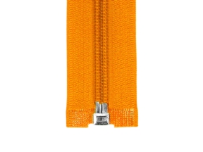 Zamek błyskawiczny spiralny 5 rozdzielczy auto lock  80 cm (056) żółty
