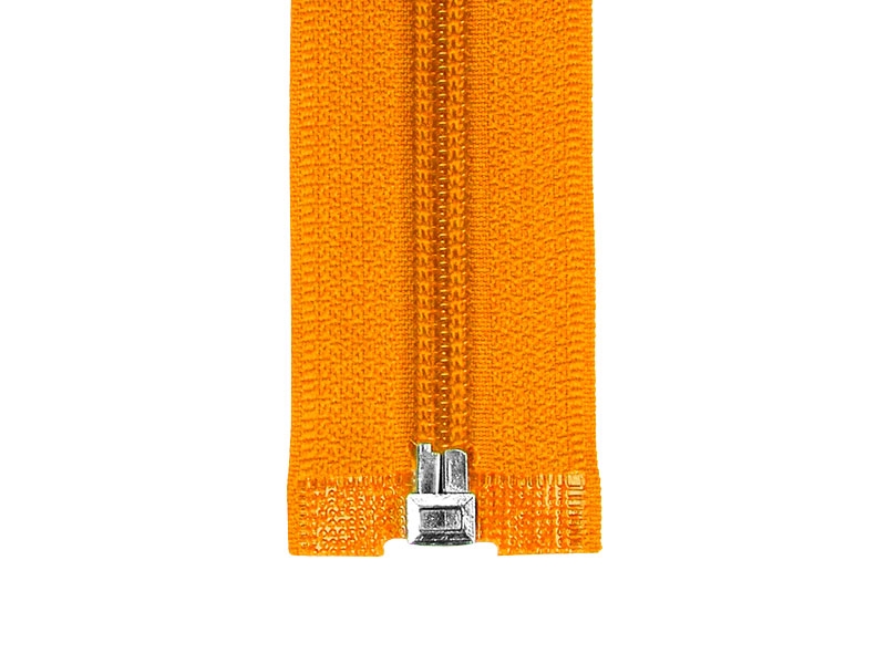 Zamek błyskawiczny spiralny 5 rozdzielczy auto lock  60 cm (056) żółty