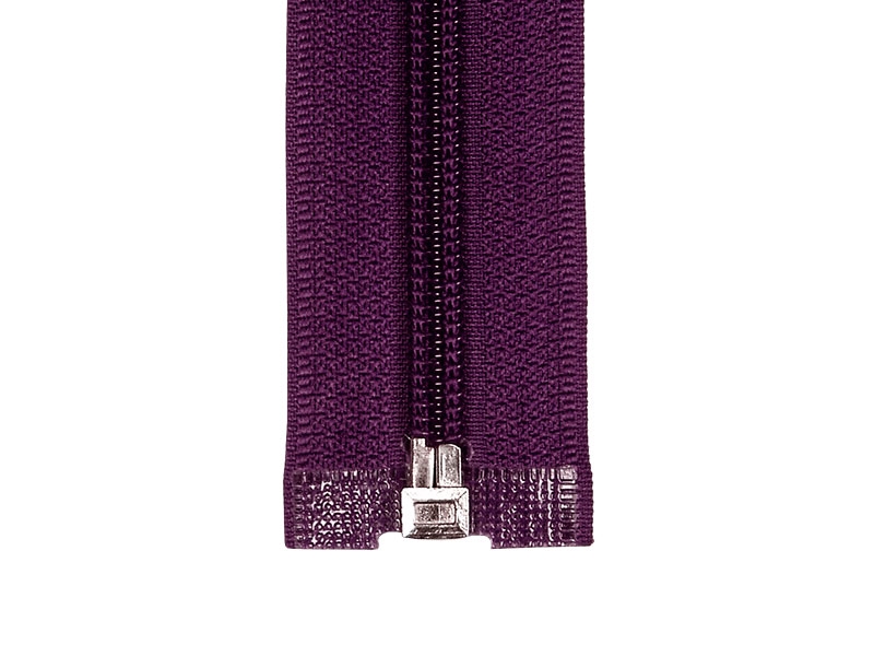 SPIRALREIßVERSCHLUSS 5 AUTO LOCK TEILBAR 80 CM (865) VIOLETT