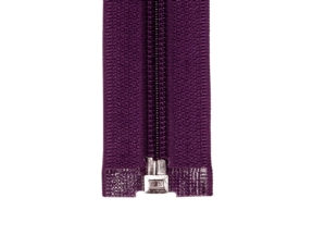 Zamek błyskawiczny spiralny 5 rozdzielczy auto lock  75 cm (865) fioletowy