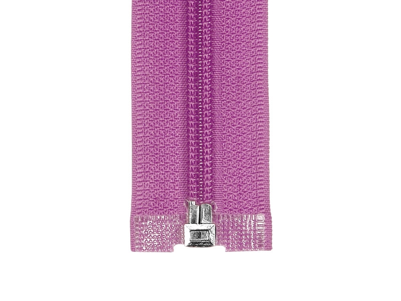Zamek błyskawiczny spiralny 5 rozdzielczy auto lock  55 cm (375) fioletowy