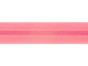 Zamek błyskawiczny spiralny 5 rozdzielczy auto lock  75 cm (513) różowy