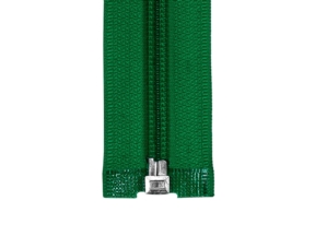 Zamek błyskawiczny spiralny 5 rozdzielczy auto lock  30 cm (084) zielony