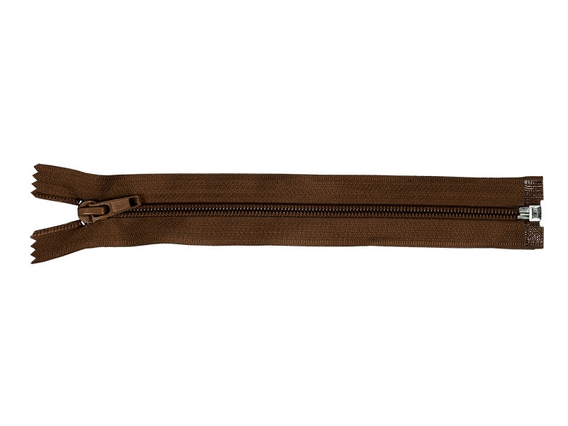 Spirála 5 dělená s automatickým zámkem 25 cm (568) hnědá