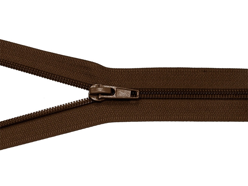 Spirála 5 dělená s automatickým zámkem 25 cm (568) hnědá