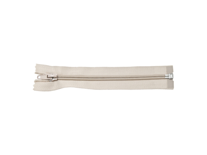 Spirálový zip 5 dělený automatický zámek 35 cm (101) světle béžový