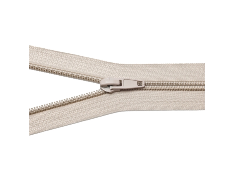 Spirálový zip 5 dělený automatický zámek 35 cm (101) světle béžový