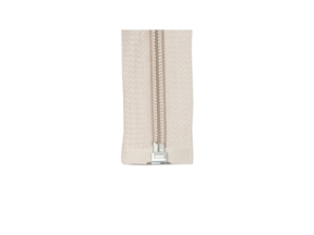 Spiralreißverschluss 5 geteilt Auto Lock 30 cm (101) hellbeige