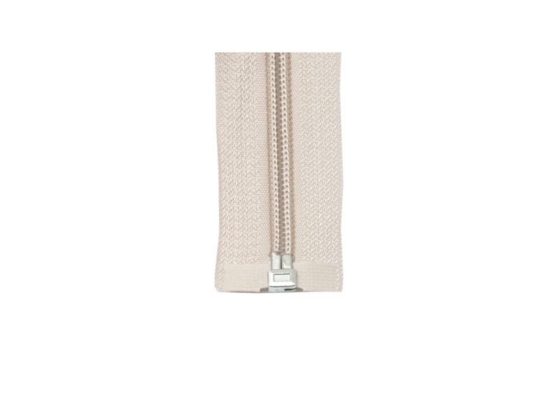 Spirálový zip 5 dělený automatický zámek 30 cm (101) světle béžový