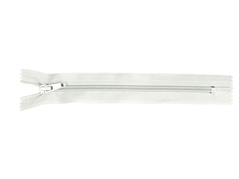 Spiral zip 5 non-separating auto lock 16 cm (337) light grey