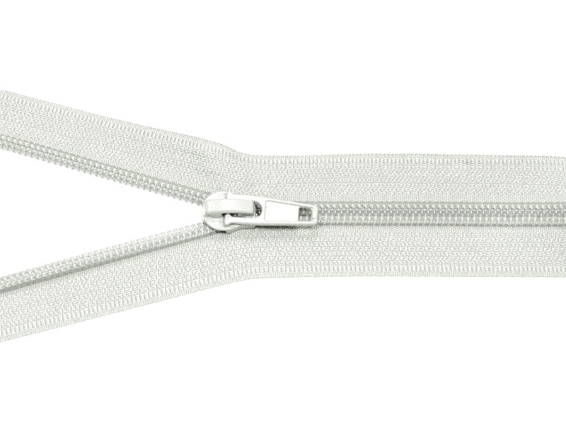 Spiral zip 5 non-separating auto lock 16 cm (337) light grey
