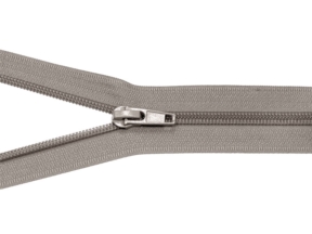Spiralreißverschluss 5 nicht trennende Auto-Lock 16 cm (032) hellgrau