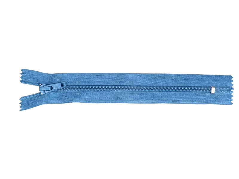 Spiral zip 5 non-separable auto lock 18 cm (144) blue